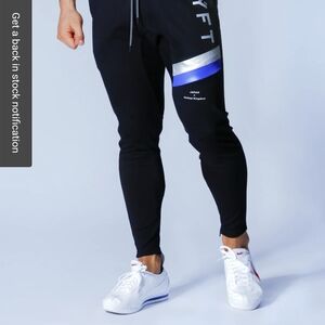 LÝFT Striped Pants - Black Japanese size Large Fits US S/M. New without tags.